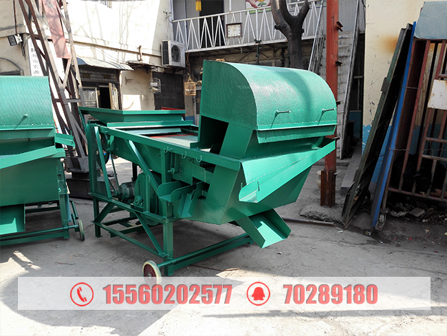 廣東小型糧食篩分拋糧機已發(fā)貨，張經理請注意